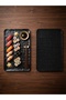 Matte Black Natural Stone Look Sushi Presentation Plate Kayak Plate / Tray 30cm X 20cm - 3