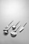 Lalezar Plain 5-Piece Stainless Steel Serving Set - 3