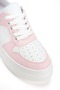 Women's Lace-Up Thick Sole Casual Comfortable Sports Shoes with Internal Hidden Heel - 2