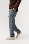 Cranebloom Bird and Flower Embroidery Detailed Baggy Jean Men's Trousers - 4