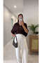 Tehla Brown Polo Neck Knitwear - 4
