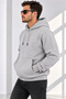 Men's 3-Ply Cotton Hooded Sweatshirt with Kangaroo Pocket, Premium Quality - 2