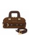 Suede Women's Hand and Shoulder Bag - 6