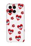 Xiaomi 17t Compatible Transparent Phone Case with Heart and Evil Eye Pattern