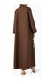 Comfortable Cotton Silk Abaya with Stylish Design and Modern Cutting, Offering a Glamorous Silhouette - 3