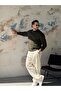 Soft Textured Boucle Sweater Khaki - 3