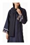 Modern Zigzag Patterned Abaya and Sheila Set for a Stylish and Elegant Look - 4