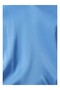 Oversize Satin Kaftan Blue Shirt - 5