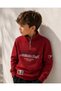 Boys’ Half Zip Text Detail Pullover