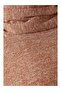 Merino Wool and Linen Blend, Open Back Shawl Detail Women's Blouse - 4