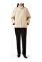 Bomber Jacket, Italian Pima Cotton, Stylish Sports Style, Light Beige - 2