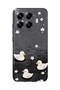 Xiaomi 17t Pro Compatible Little Ducks Patterned Transparent Phone Case