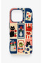 Cute Cat and Flower Pattern Silicone Case Compatible with iPhone 16 Pro - 2