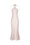 Satin Cross Strap Halter Gown Maxi Women's Dress - 2