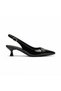 Zrct2 - Buckle-Strapped Women's Shoes with Nut Heels 4 cm Patent Leather Black - 3