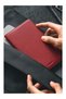 Rfid Protected Leather Unisex Passport Holder and Travel Wallet - 3