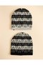 Men Assorted Knitted Caps (2 Piece) - 4