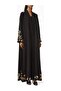 Stylish Floral Embroidered Abaya Ideal for Eye-Catching Ensembles with Comfortable Fit and Modern Touch
