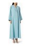 Lightweight Crepe Fabric Design for Stylish Collar Detailed Long Abaya Fashion