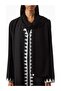 Curved Slit Abaya Model with Modern Style and Luxurious Design - 4