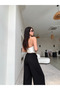 Contrast Premium Jumpsuit with Chain Belt - 8
