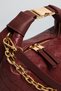 Women's Vegan Leather Patterned Clip Buckle Hand Shoulder Bag - 3