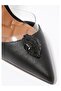 Belgravia D'Orsay Black Ankle Strap Heeled Shoes - 4