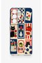 Samsung S21 Ultra Compatible Cute Cat and Flower Pattern Silicone Case - 2