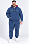 Men's Hooded 3 Thread Raster Hooded Oversized Tracksuit Set