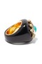 Evil Eye Cocktail Ring, Evil Eye Ring with Crystal - 3