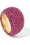 Pave Dome Ring, Domed Design with Crystals - 4