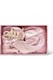 Pure Silk Hair Band Pink Double Layer 100% Pure Silk 54-72cm - 2