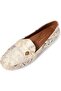 Snake Patterned Eagle Loafer Shoes - 5