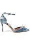 Belgravia D'Orsay 90 High Heels - Navy Blue