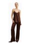 Formal Satin Straight Leg Trousers Women's Satin Straight Leg Trousers - 4