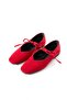 Lang Red Suede Women's Shoes - 4