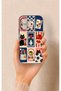 Honor 600 Compatible Cute Cat and Flower Pattern Silicone Case