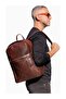 Madison Full Grain Leather Unisex Backpack - 2