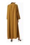 Luxurious Design Notch Collar Abaya with a Comfortable Fit, Ideal for Everyday and Evening Stylish Looks - 3