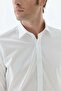 White 100% Cotton Comfort Fit Classic Collar Shirt - 4