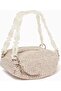 Tiny Nino Glittering Satin Mini Bag Pearl Handle Handmade Elegance - 2