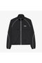 Piping Nylon Track Women's Black Jacket - 4