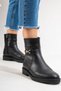 Hayli Genuine Leather Women's Boots Black - 7
