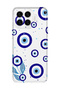 Xiaomi 17t Compatible Night Evil Eye Pattern Transparent Phone Case