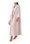 Modern Minimalist Notched Collar Abaya Reflects Elegance with Long Sleeves and Aline Silhouette - 2