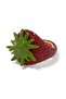 Pave Strawberry Ring, Strawberry Design with Crystals - 2