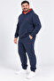 Men's Hooded 3 Thread Raster Hooded Oversized Tracksuit Set - 2
