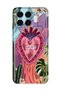 Xiaomi 17t Compatible Colorful Heart and Flower Pattern Transparent Phone Case