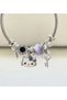 Hello Kitty Figured Full Charm Handcuff Bracelet – Silver Color Tarnish Resistant Steel Y2K Women's Bracelet - 4