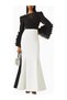 Ruffled-Sleeves Flared Ruffled Sleeve Long Women's Dress - 2